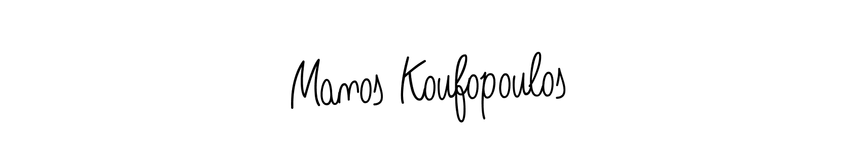 How to Draw Manos Koufopoulos signature style? Angelique-Rose-font-FFP is a latest design signature styles for name Manos Koufopoulos. Manos Koufopoulos signature style 5 images and pictures png