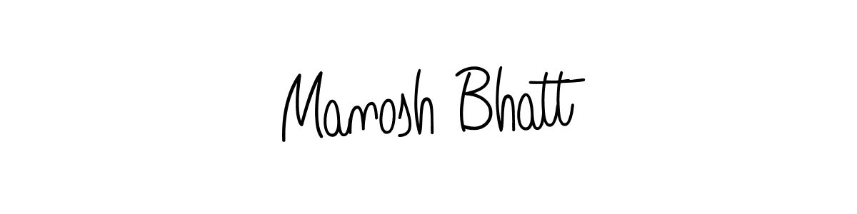 Make a short Manosh Bhatt signature style. Manage your documents anywhere anytime using Angelique-Rose-font-FFP. Create and add eSignatures, submit forms, share and send files easily. Manosh Bhatt signature style 5 images and pictures png