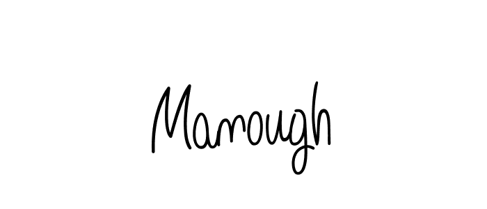 if you are searching for the best signature style for your name Manough. so please give up your signature search. here we have designed multiple signature styles  using Angelique-Rose-font-FFP. Manough signature style 5 images and pictures png