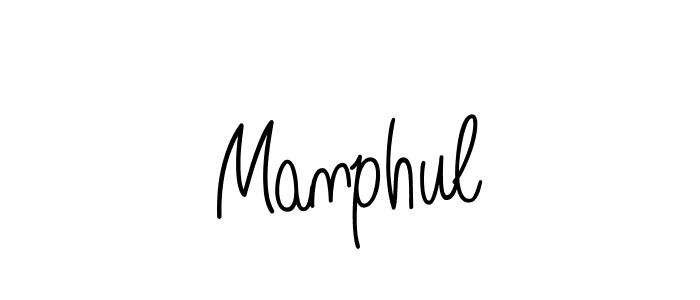 How to make Manphul signature? Angelique-Rose-font-FFP is a professional autograph style. Create handwritten signature for Manphul name. Manphul signature style 5 images and pictures png