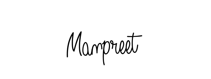 Use a signature maker to create a handwritten signature online. With this signature software, you can design (Angelique-Rose-font-FFP) your own signature for name Manpreet. Manpreet signature style 5 images and pictures png