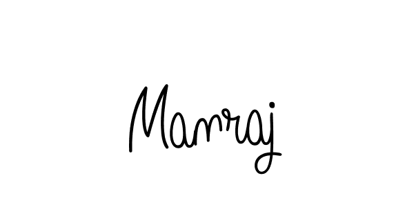 Use a signature maker to create a handwritten signature online. With this signature software, you can design (Angelique-Rose-font-FFP) your own signature for name Manraj. Manraj signature style 5 images and pictures png