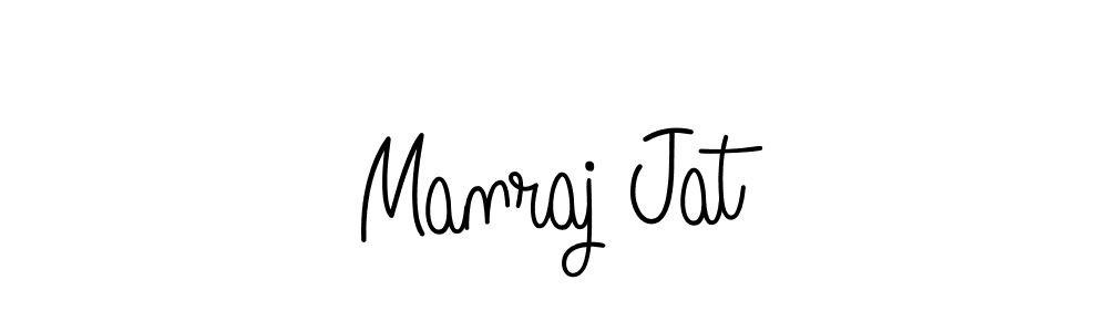 How to make Manraj Jat signature? Angelique-Rose-font-FFP is a professional autograph style. Create handwritten signature for Manraj Jat name. Manraj Jat signature style 5 images and pictures png