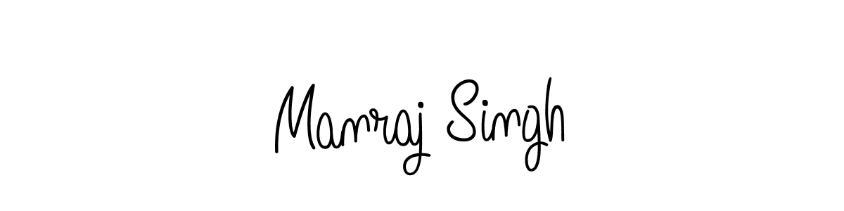 Use a signature maker to create a handwritten signature online. With this signature software, you can design (Angelique-Rose-font-FFP) your own signature for name Manraj Singh. Manraj Singh signature style 5 images and pictures png