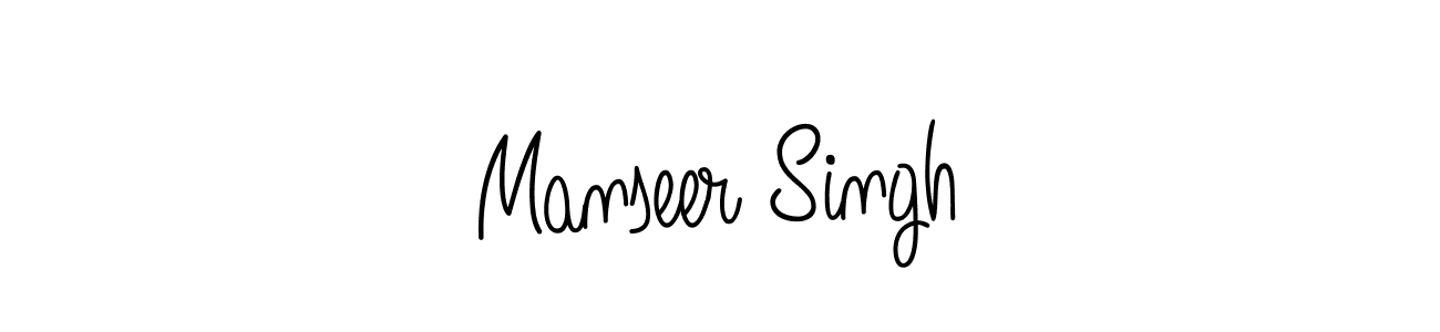 You should practise on your own different ways (Angelique-Rose-font-FFP) to write your name (Manseer Singh) in signature. don't let someone else do it for you. Manseer Singh signature style 5 images and pictures png