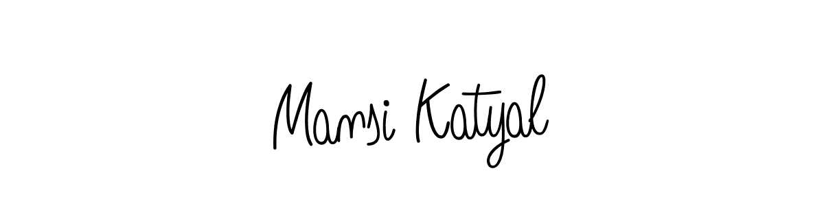 Also we have Mansi Katyal name is the best signature style. Create professional handwritten signature collection using Angelique-Rose-font-FFP autograph style. Mansi Katyal signature style 5 images and pictures png