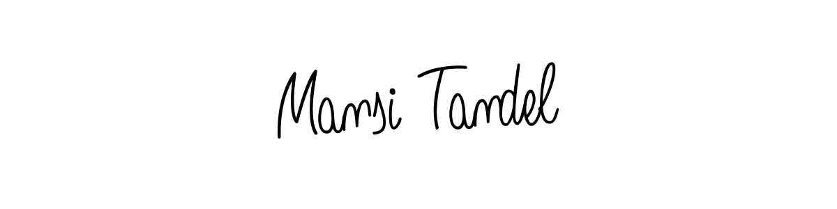 Also we have Mansi Tandel name is the best signature style. Create professional handwritten signature collection using Angelique-Rose-font-FFP autograph style. Mansi Tandel signature style 5 images and pictures png