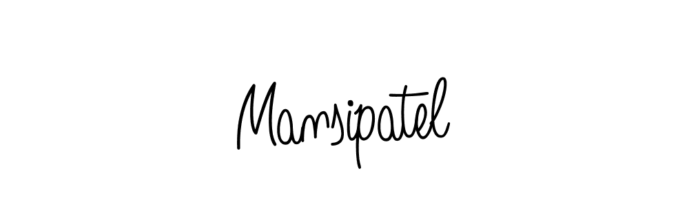 Design your own signature with our free online signature maker. With this signature software, you can create a handwritten (Angelique-Rose-font-FFP) signature for name Mansipatel. Mansipatel signature style 5 images and pictures png
