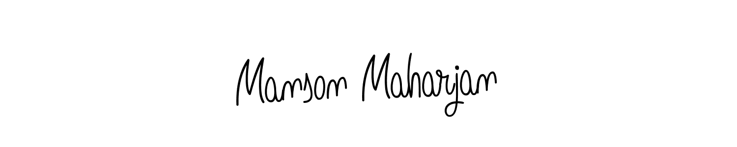 Angelique-Rose-font-FFP is a professional signature style that is perfect for those who want to add a touch of class to their signature. It is also a great choice for those who want to make their signature more unique. Get Manson Maharjan name to fancy signature for free. Manson Maharjan signature style 5 images and pictures png