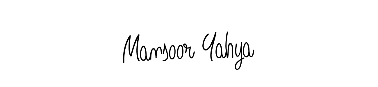 Angelique-Rose-font-FFP is a professional signature style that is perfect for those who want to add a touch of class to their signature. It is also a great choice for those who want to make their signature more unique. Get Mansoor Yahya name to fancy signature for free. Mansoor Yahya signature style 5 images and pictures png