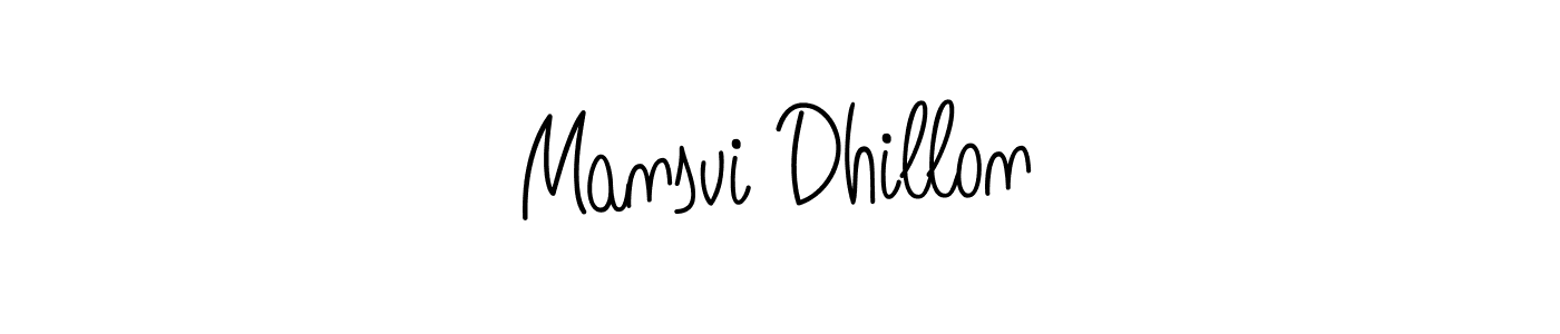 Once you've used our free online signature maker to create your best signature Angelique-Rose-font-FFP style, it's time to enjoy all of the benefits that Mansvi Dhillon name signing documents. Mansvi Dhillon signature style 5 images and pictures png