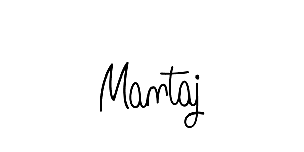 Design your own signature with our free online signature maker. With this signature software, you can create a handwritten (Angelique-Rose-font-FFP) signature for name Mantaj. Mantaj signature style 5 images and pictures png