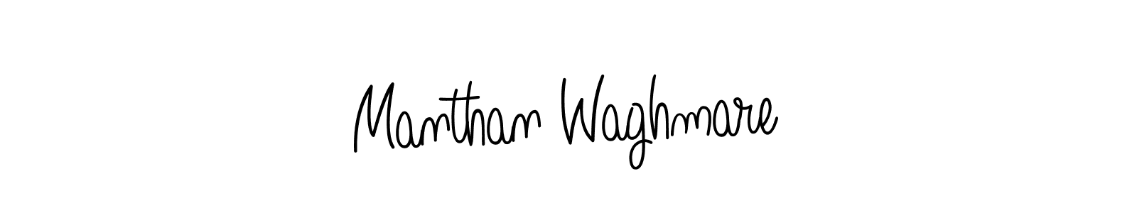 How to make Manthan Waghmare signature? Angelique-Rose-font-FFP is a professional autograph style. Create handwritten signature for Manthan Waghmare name. Manthan Waghmare signature style 5 images and pictures png