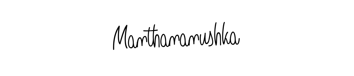 if you are searching for the best signature style for your name Manthananushka. so please give up your signature search. here we have designed multiple signature styles  using Angelique-Rose-font-FFP. Manthananushka signature style 5 images and pictures png