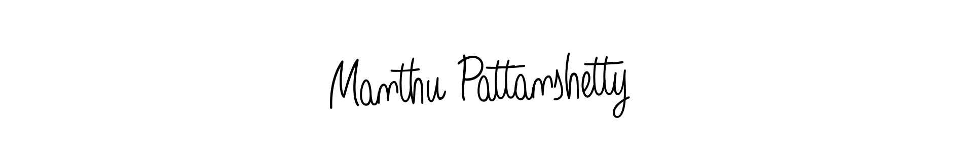 Create a beautiful signature design for name Manthu Pattanshetty. With this signature (Angelique-Rose-font-FFP) fonts, you can make a handwritten signature for free. Manthu Pattanshetty signature style 5 images and pictures png