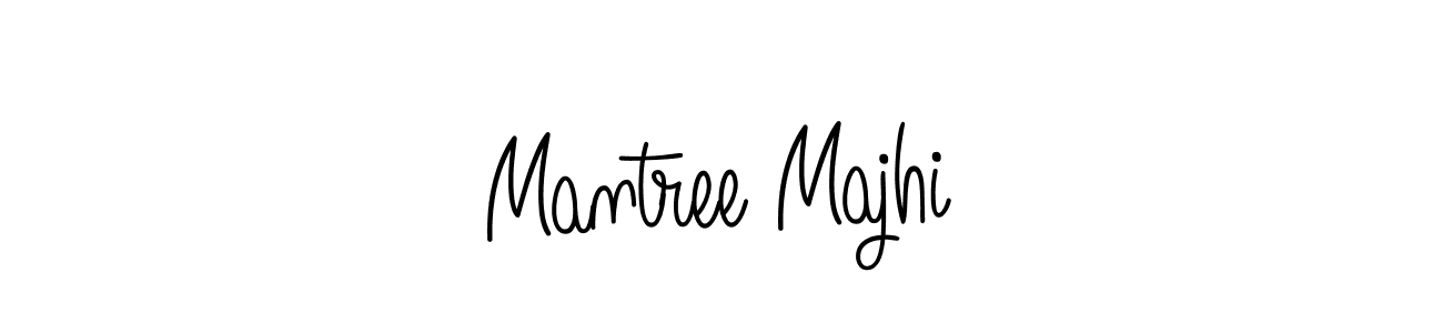 Make a beautiful signature design for name Mantree Majhi. With this signature (Angelique-Rose-font-FFP) style, you can create a handwritten signature for free. Mantree Majhi signature style 5 images and pictures png