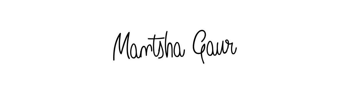 Angelique-Rose-font-FFP is a professional signature style that is perfect for those who want to add a touch of class to their signature. It is also a great choice for those who want to make their signature more unique. Get Mantsha Gaur name to fancy signature for free. Mantsha Gaur signature style 5 images and pictures png
