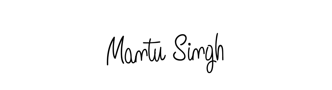 The best way (Angelique-Rose-font-FFP) to make a short signature is to pick only two or three words in your name. The name Mantu Singh include a total of six letters. For converting this name. Mantu Singh signature style 5 images and pictures png