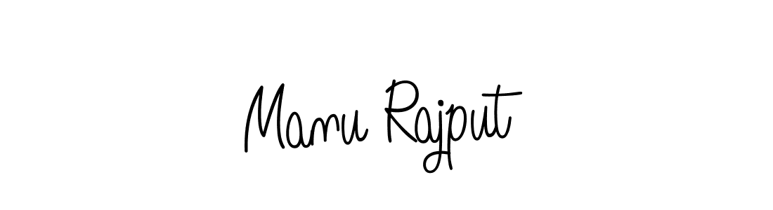 Also we have Manu Rajput name is the best signature style. Create professional handwritten signature collection using Angelique-Rose-font-FFP autograph style. Manu Rajput signature style 5 images and pictures png