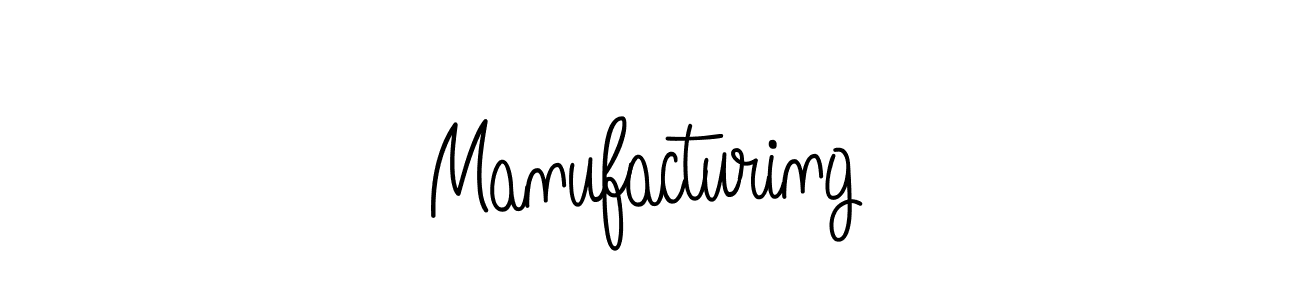 You should practise on your own different ways (Angelique-Rose-font-FFP) to write your name (Manufacturing) in signature. don't let someone else do it for you. Manufacturing signature style 5 images and pictures png