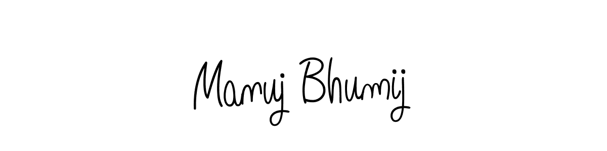 This is the best signature style for the Manuj Bhumij name. Also you like these signature font (Angelique-Rose-font-FFP). Mix name signature. Manuj Bhumij signature style 5 images and pictures png