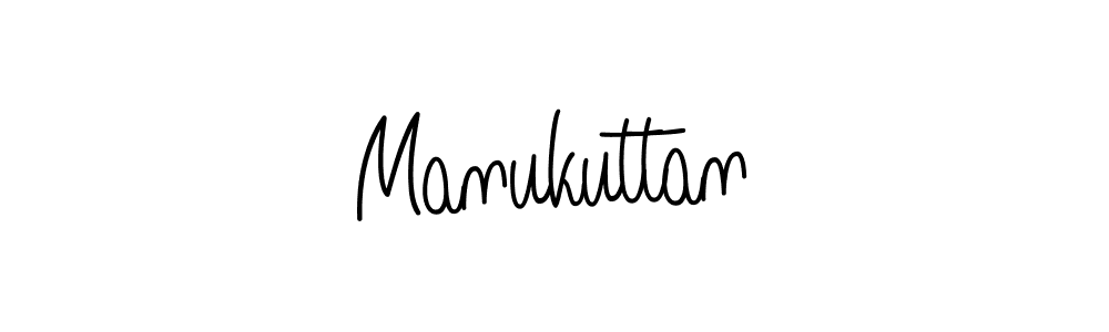 You should practise on your own different ways (Angelique-Rose-font-FFP) to write your name (Manukuttan) in signature. don't let someone else do it for you. Manukuttan signature style 5 images and pictures png