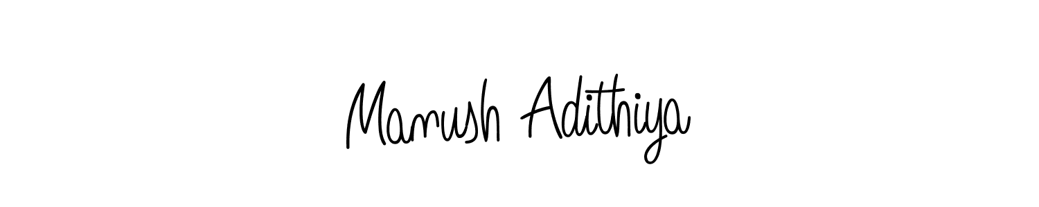 if you are searching for the best signature style for your name Manush Adithiya. so please give up your signature search. here we have designed multiple signature styles  using Angelique-Rose-font-FFP. Manush Adithiya signature style 5 images and pictures png