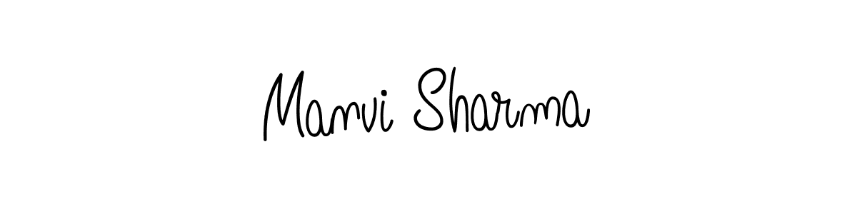 Also we have Manvi Sharma name is the best signature style. Create professional handwritten signature collection using Angelique-Rose-font-FFP autograph style. Manvi Sharma signature style 5 images and pictures png