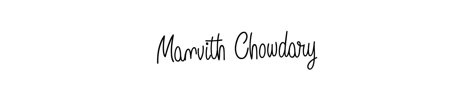 Angelique-Rose-font-FFP is a professional signature style that is perfect for those who want to add a touch of class to their signature. It is also a great choice for those who want to make their signature more unique. Get Manvith Chowdary name to fancy signature for free. Manvith Chowdary signature style 5 images and pictures png
