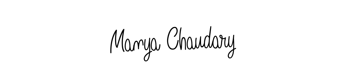 Similarly Angelique-Rose-font-FFP is the best handwritten signature design. Signature creator online .You can use it as an online autograph creator for name Manya Chaudary. Manya Chaudary signature style 5 images and pictures png