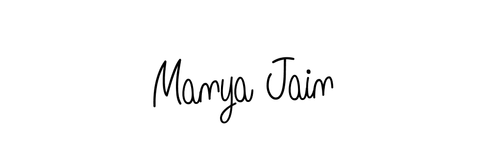 Angelique-Rose-font-FFP is a professional signature style that is perfect for those who want to add a touch of class to their signature. It is also a great choice for those who want to make their signature more unique. Get Manya Jain name to fancy signature for free. Manya Jain signature style 5 images and pictures png