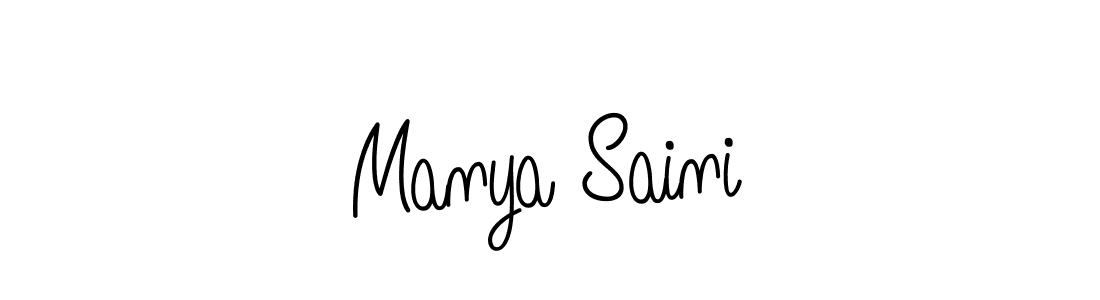 Once you've used our free online signature maker to create your best signature Angelique-Rose-font-FFP style, it's time to enjoy all of the benefits that Manya Saini name signing documents. Manya Saini signature style 5 images and pictures png