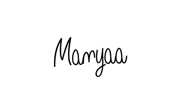 Make a beautiful signature design for name Manyaa. Use this online signature maker to create a handwritten signature for free. Manyaa signature style 5 images and pictures png