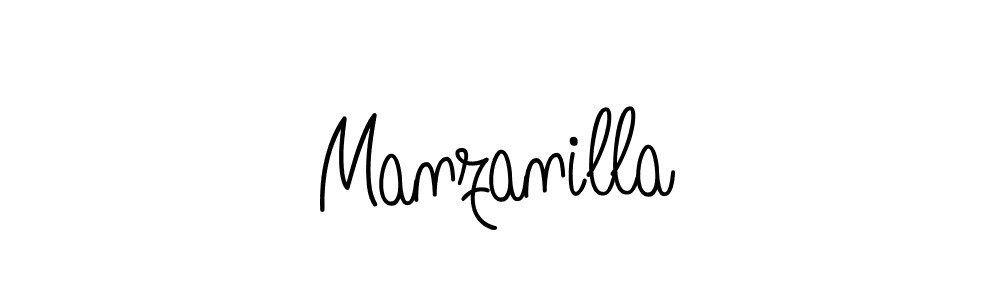 How to make Manzanilla name signature. Use Angelique-Rose-font-FFP style for creating short signs online. This is the latest handwritten sign. Manzanilla signature style 5 images and pictures png