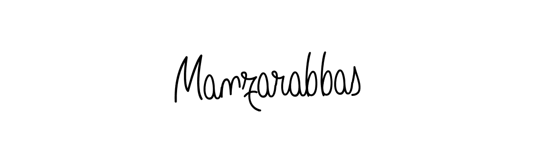 Manzarabbas stylish signature style. Best Handwritten Sign (Angelique-Rose-font-FFP) for my name. Handwritten Signature Collection Ideas for my name Manzarabbas. Manzarabbas signature style 5 images and pictures png
