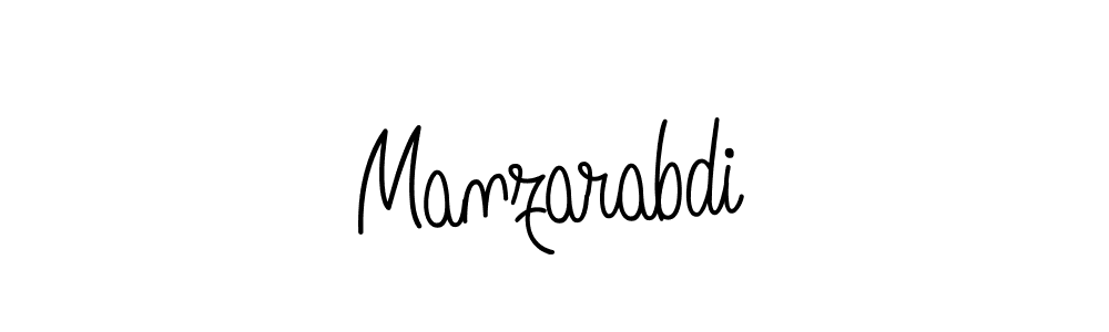 Also we have Manzarabdi name is the best signature style. Create professional handwritten signature collection using Angelique-Rose-font-FFP autograph style. Manzarabdi signature style 5 images and pictures png