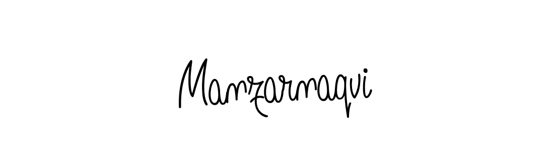 Create a beautiful signature design for name Manzarnaqvi. With this signature (Angelique-Rose-font-FFP) fonts, you can make a handwritten signature for free. Manzarnaqvi signature style 5 images and pictures png