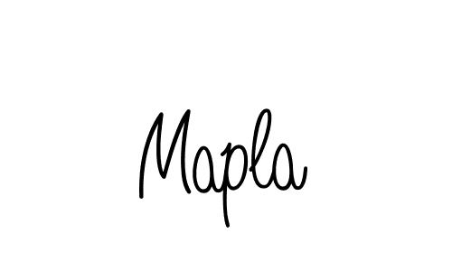 Create a beautiful signature design for name Mapla. With this signature (Angelique-Rose-font-FFP) fonts, you can make a handwritten signature for free. Mapla signature style 5 images and pictures png