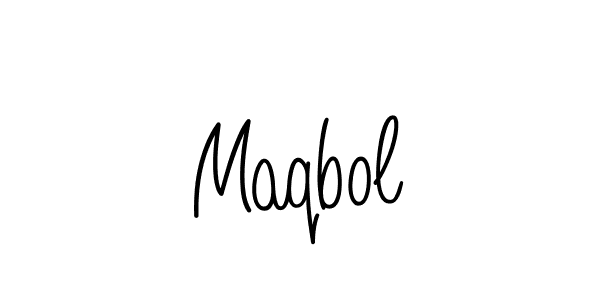 Also we have Maqbol name is the best signature style. Create professional handwritten signature collection using Angelique-Rose-font-FFP autograph style. Maqbol signature style 5 images and pictures png