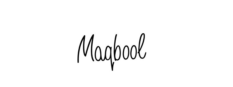 Once you've used our free online signature maker to create your best signature Angelique-Rose-font-FFP style, it's time to enjoy all of the benefits that Maqbool  name signing documents. Maqbool  signature style 5 images and pictures png