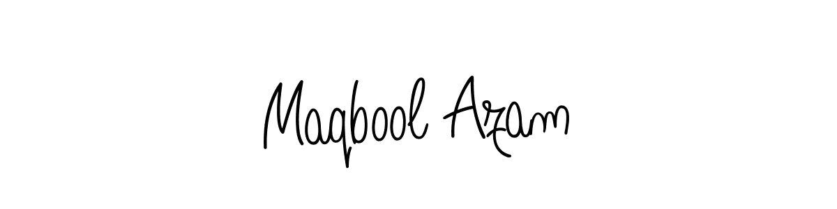 How to make Maqbool Azam signature? Angelique-Rose-font-FFP is a professional autograph style. Create handwritten signature for Maqbool Azam name. Maqbool Azam signature style 5 images and pictures png