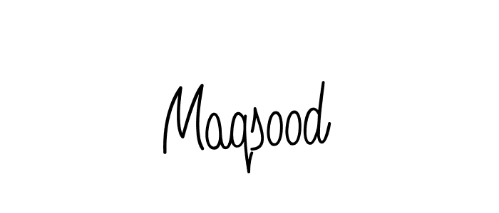 How to make Maqsood name signature. Use Angelique-Rose-font-FFP style for creating short signs online. This is the latest handwritten sign. Maqsood signature style 5 images and pictures png