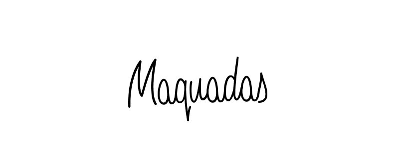 How to Draw Maquadas signature style? Angelique-Rose-font-FFP is a latest design signature styles for name Maquadas. Maquadas signature style 5 images and pictures png