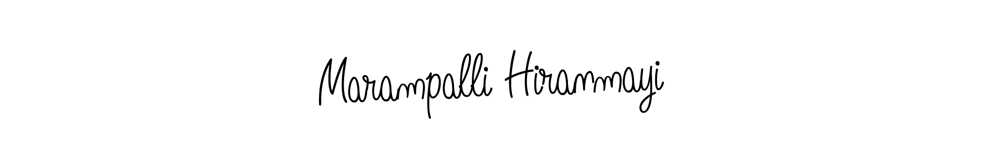 How to Draw Marampalli Hiranmayi signature style? Angelique-Rose-font-FFP is a latest design signature styles for name Marampalli Hiranmayi. Marampalli Hiranmayi signature style 5 images and pictures png