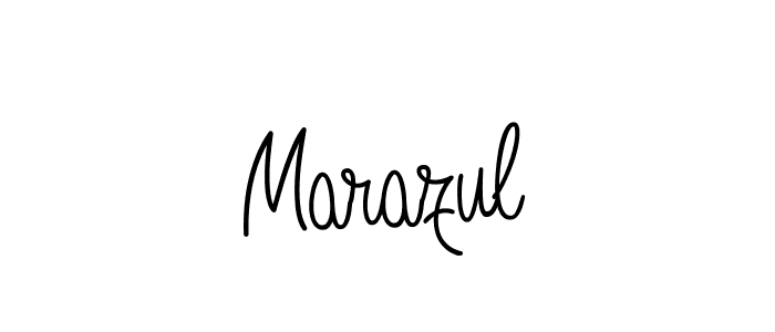 Design your own signature with our free online signature maker. With this signature software, you can create a handwritten (Angelique-Rose-font-FFP) signature for name Marazul. Marazul signature style 5 images and pictures png