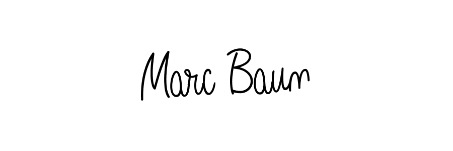 The best way (Angelique-Rose-font-FFP) to make a short signature is to pick only two or three words in your name. The name Marc Baun include a total of six letters. For converting this name. Marc Baun signature style 5 images and pictures png