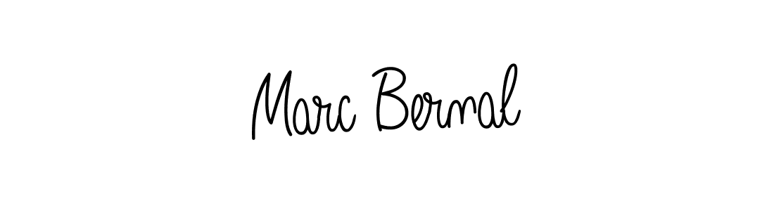 Make a beautiful signature design for name Marc Bernal. With this signature (Angelique-Rose-font-FFP) style, you can create a handwritten signature for free. Marc Bernal signature style 5 images and pictures png