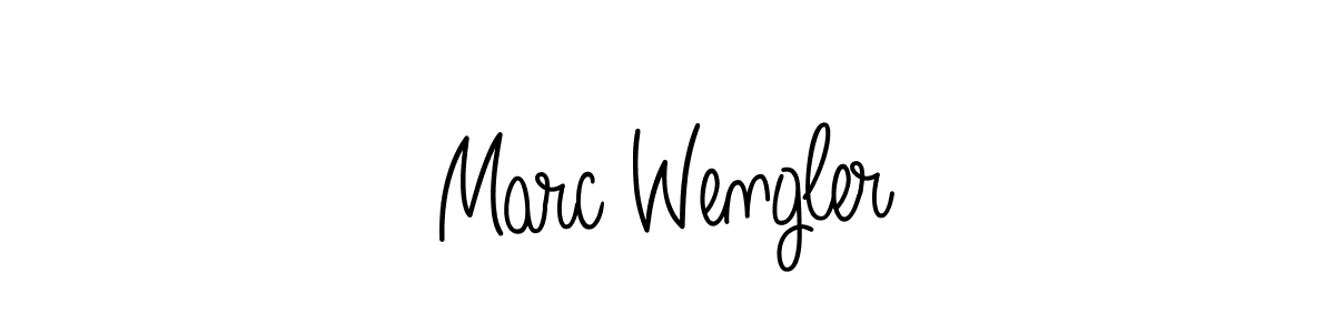 Make a beautiful signature design for name Marc Wengler. With this signature (Angelique-Rose-font-FFP) style, you can create a handwritten signature for free. Marc Wengler signature style 5 images and pictures png
