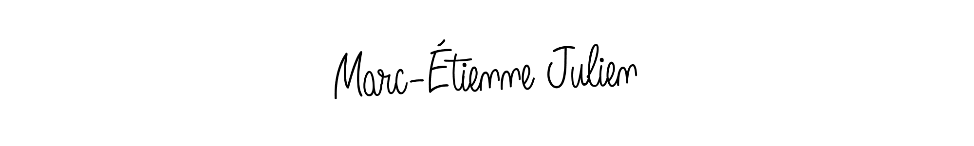 Create a beautiful signature design for name Marc-Étienne Julien. With this signature (Angelique-Rose-font-FFP) fonts, you can make a handwritten signature for free. Marc-Étienne Julien signature style 5 images and pictures png