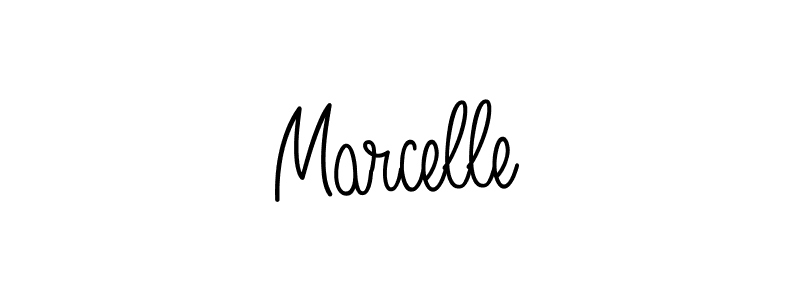 How to make Marcelle signature? Angelique-Rose-font-FFP is a professional autograph style. Create handwritten signature for Marcelle name. Marcelle signature style 5 images and pictures png